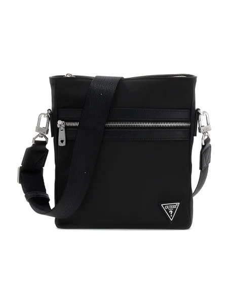 GUESS Geantă de umăr BERLIN' negru
