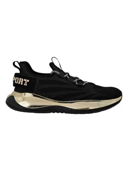 Sneakersy Plein Sport w tygrysie prążki czarne