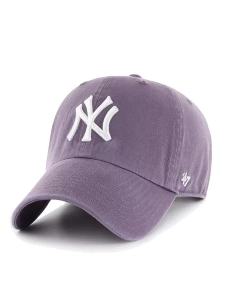 Capac Brand MLB Clean Up New York Yankees Cap Lilac Haze Universal negru