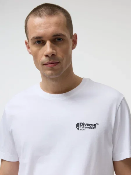Футболка DIVERSE Dext Logo Tsm білий