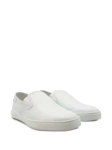Кожени slip-on маратонки Tod's бяло
