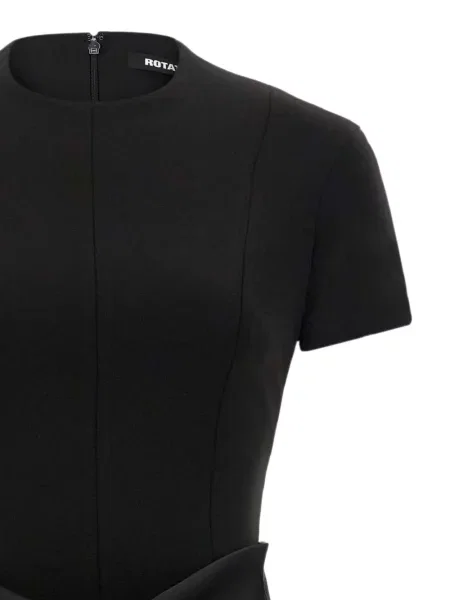 Rochie maxi Rotate Birger Christensen drapată negru