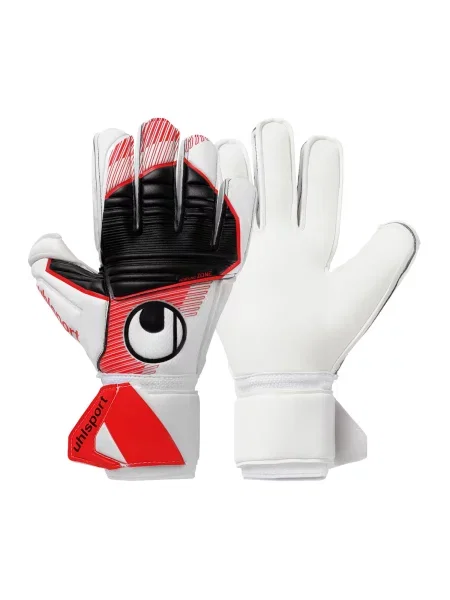 UHLSPORT Športne rokavice rdeča / črna bela