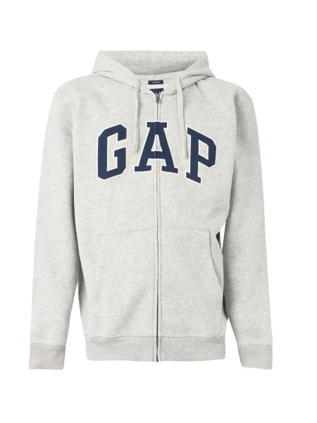 GAP Hanorac albastru închis / gri amestecat alb