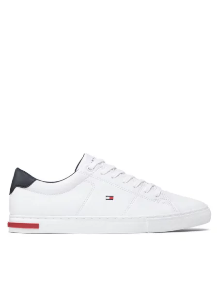Tommy Hilfiger Sneakersy Essential Leather Detail Vulc biały