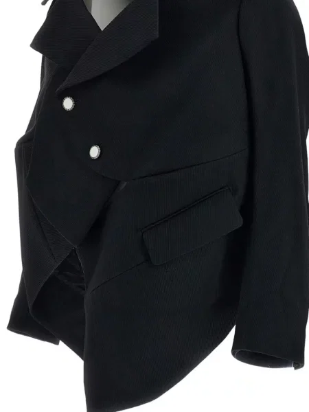 Geacă Comme Des Garçons asimetrică negru