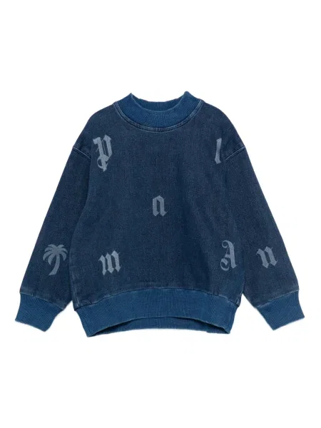 Bluza dziecięca Palm Angels niebieska