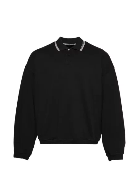 Polo Alexander Wang lung negru