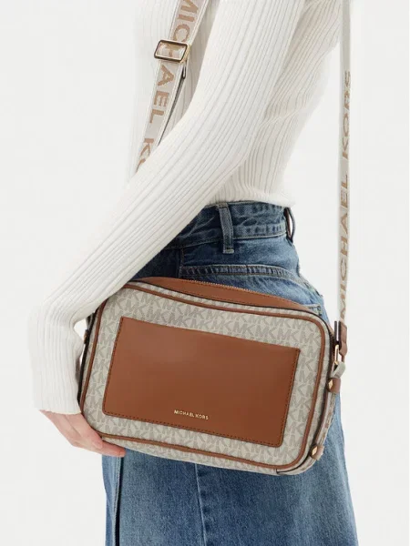 Michael Kors Τσάντα Εκρού λευκό