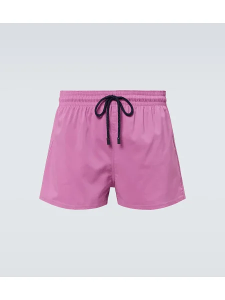 Plavalne hlačke Vilebrequin z avtogramom roza
