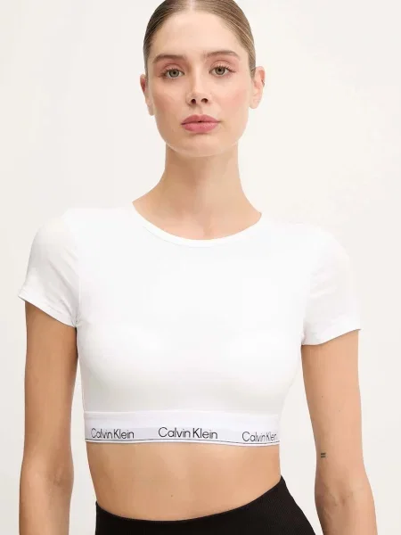Тениска Calvin Klein Underwear дамска бяло