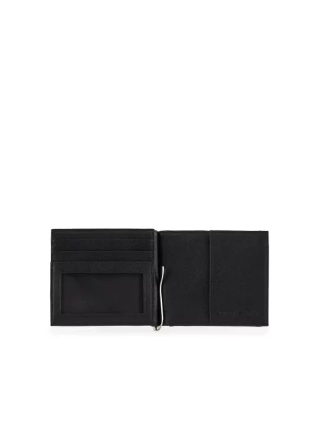 Portfel Emporio Armani skórzany klasyczny czarny