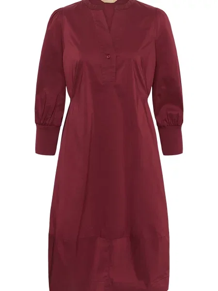 CULTURE Rochie CUAntoinett roşu închis