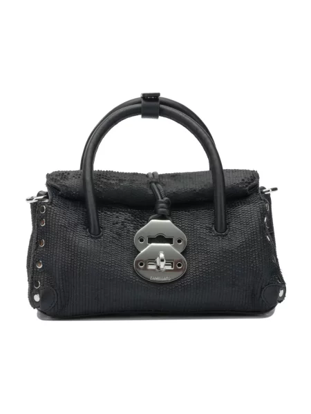 Torebka skórzana Zanellato skórzana czarna