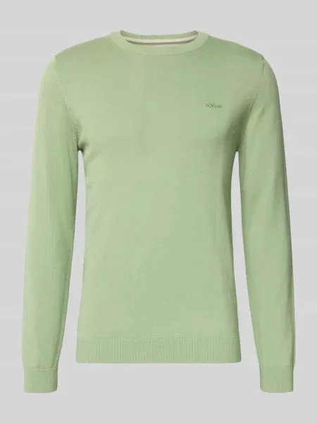 Sweter o kroju regular fit z czystej bawełny S.oliver Red Label