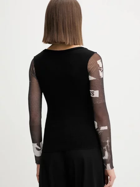 T-shirt Desigual Lisboa T-Shirt Black XS czarna