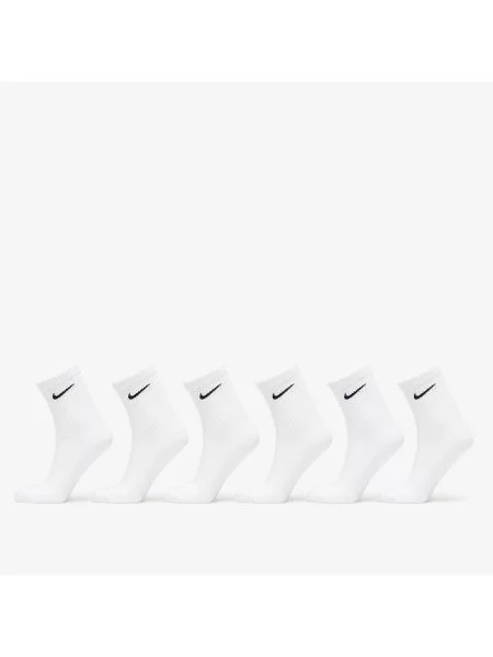 Zokni Nike Everyday Cushioned 6 pár white/black Everyday Cushioned fehér