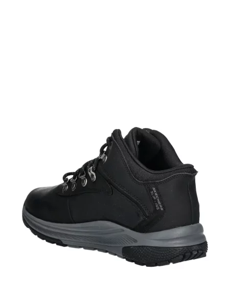 Αδιάβροχος μποτάκια Skechers με κορδόνια με δαντέλα μαύρο