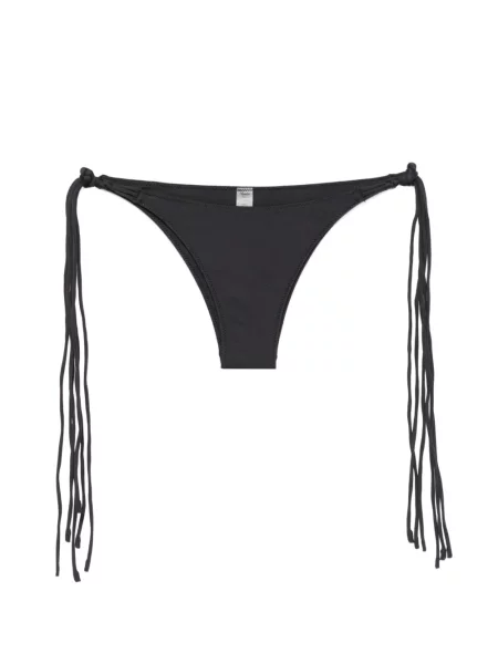 Bikini Frankies Bikinis cu franjuri negru