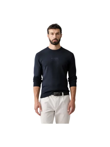 Sweter Guess niebieski