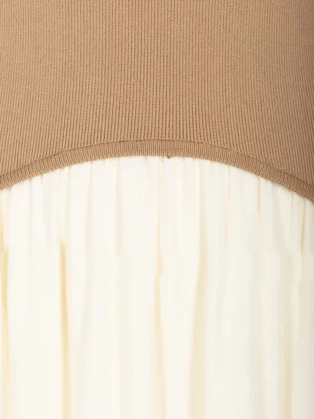 Rochie maxi Solid & Striped cu dungi tricotate