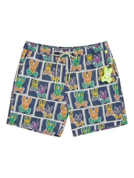 Spodní díl plavek Psycho Bunny modrý