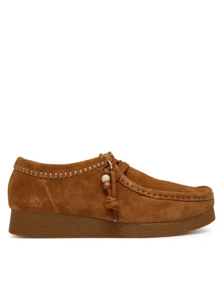 Półbuty Clarks brązowe