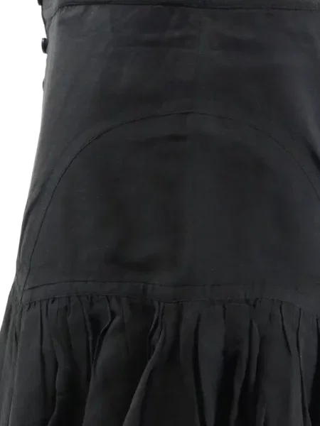 Fodros mini szoknya Marant Etoile fekete