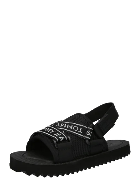 Félcipő Tommy Jeans fekete