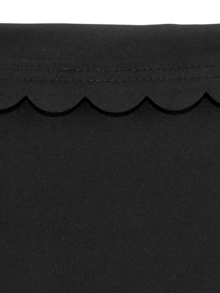 LASCANA Bikini hlačke Scallop' črna
