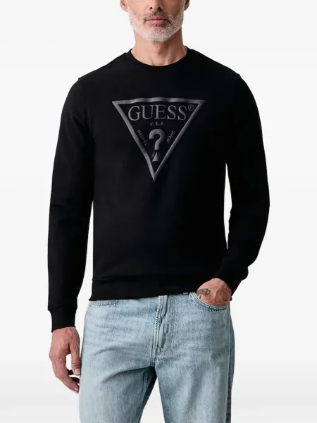 Hanorac Guess cu imagine negru
