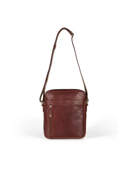 Torba crossbody Howard London skórzana brązowa