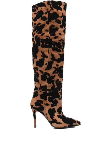 Ботуши L Arianna с принт кафяво