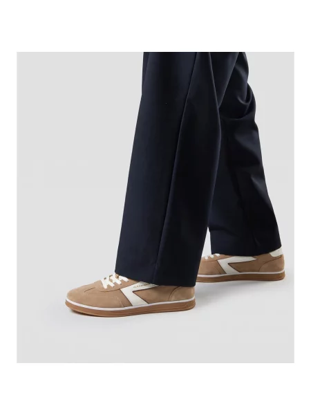 Sneakersy Alexander Smith skórzane brązowe