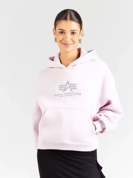 ALPHA INDUSTRIES Mikina / orgovánová sivá