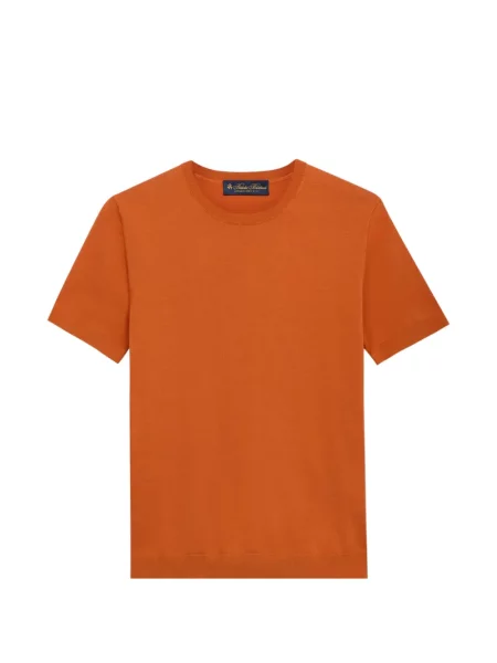 Top Brooks Brothers scurt cu nervuri portocaliu