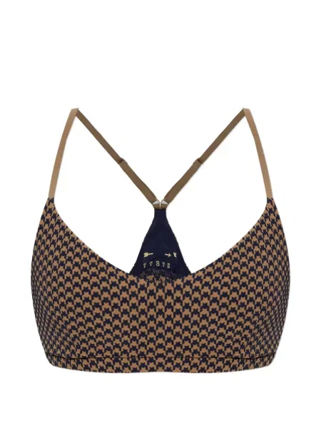 Sutien sport The Upside cu imagine cu model pepito albastru