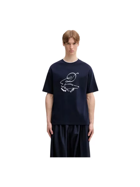 Drôle de Monsieur Dandy Dog T-shirt niebieska