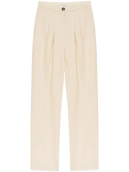 Pantaloni Anine Bing de in galben