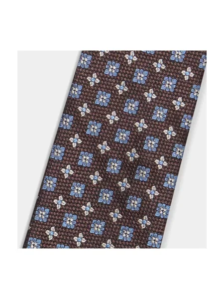 Krawat Brooks Brothers brązowy