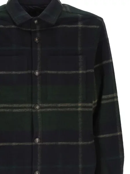 Kockás ingdzseki Barbour kék