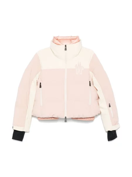 Kurtka bomber Moncler różowy