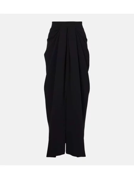 Fusta plisata Max Mara plisată negru