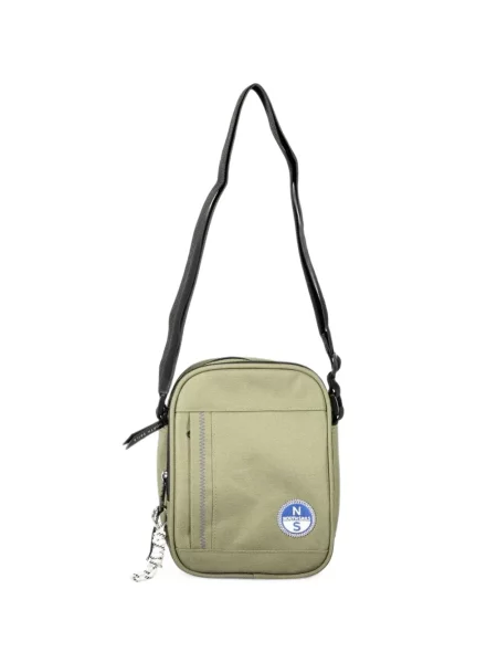 Geantă crossbody North Sails cu autograf verde
