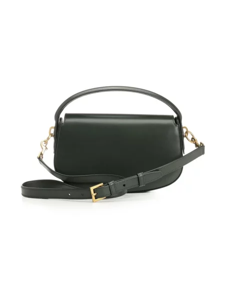 Torebka Saint Laurent skórzana zielona