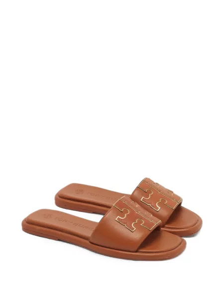 Sandale Tory Burch cu autograf maro