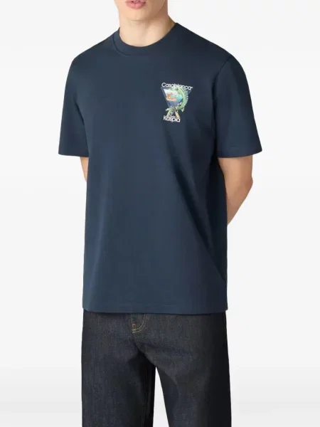 Tricou Casablanca cu imagine albastru