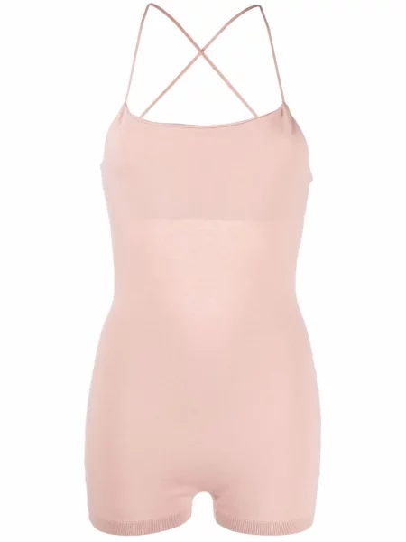 Body Red Valentino cu bretele roșu