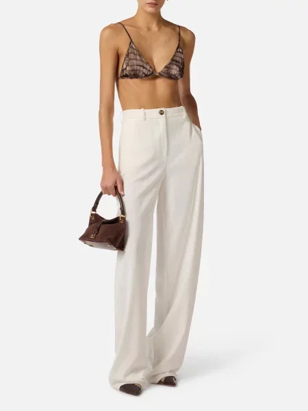 Брюки Elisabetta Franchi белые
