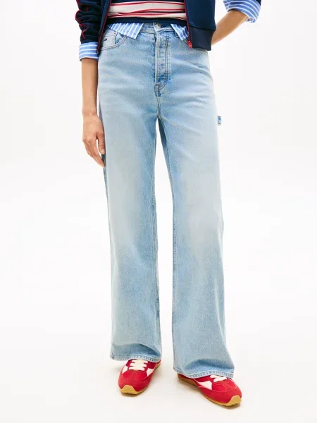 Tommy Jeans Kavbojke CLAIRE svetlo modra